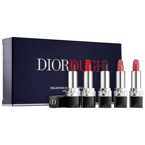 dior lipstick set 2019 christmas|Rouge Dior Holiday Mini Lipstick Set .